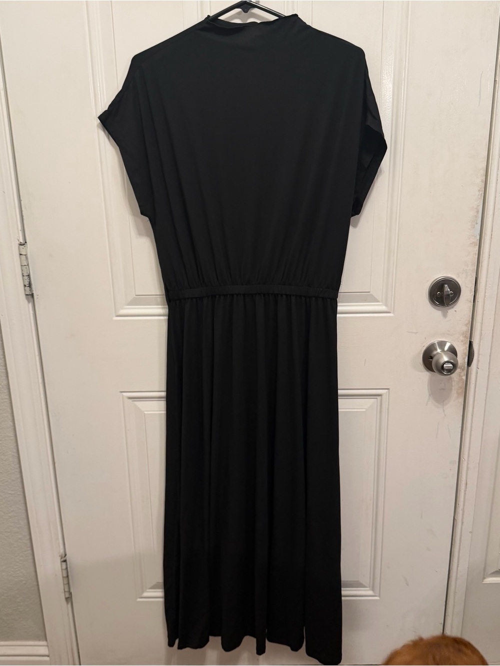 SHEIN Black Maxi Dress with Elastic Waist